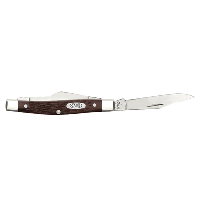 CASE KNIVES BROWN SYNTHETIC MEDIUM STOCKMAN