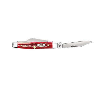 CASE KNIVES POCKET WORN COB JIG OLD RED BONE SMALL STOCKMAN