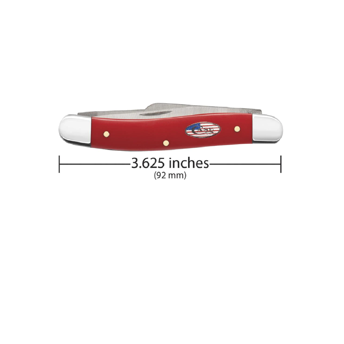 CASE KNIVES AMERICAN WORKMAN RED SYNTHETIC MEDIUM STOCKMAN