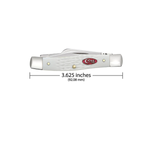 CASE KNIVES SPARXX STANDARD JIG WHITE SYNTHETIC MEDIUM STOCKMAN