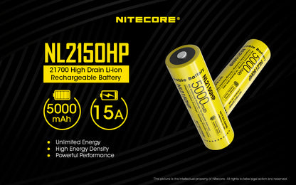 NITECORE 21700 LI-ION 5000MAH BATTERY (NL2150HP)