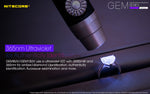 NITECORE UV LED FLASHLIGHT (GEM10UV)