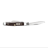CASE KNIVES BROWN SYNTHETIC SMALL STOCKMAN