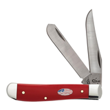 CASE KNIVES AMERICAN WORKMAN RED SYNTHETIC MINI TRAPPER