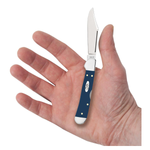 CASE KNIVES NAVY BLUE SYNTHETIC SMOOTH MINI COPPERLOCK