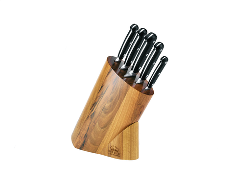 DUE CIGNI KNIFE BLOCK WITH 5 FLORENCE KNIFE
